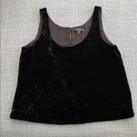 J. Crew Tops - Jcrew velvet tank top